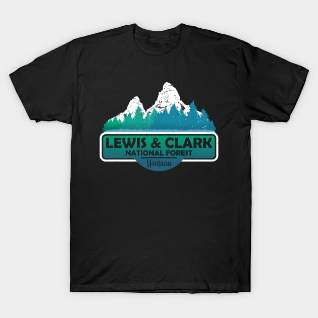 Lewis And Clark National Forest MT State, Montana USA, Nature Landscape T-Shirt by Jahmar Anderson